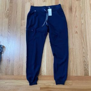 NWT FIGS ZAMORA JOGGER M TALL NAVY BLUE SCRUB PANT